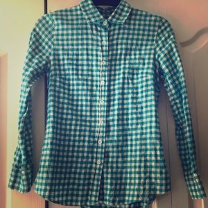 J. Crew Checkered Button Down